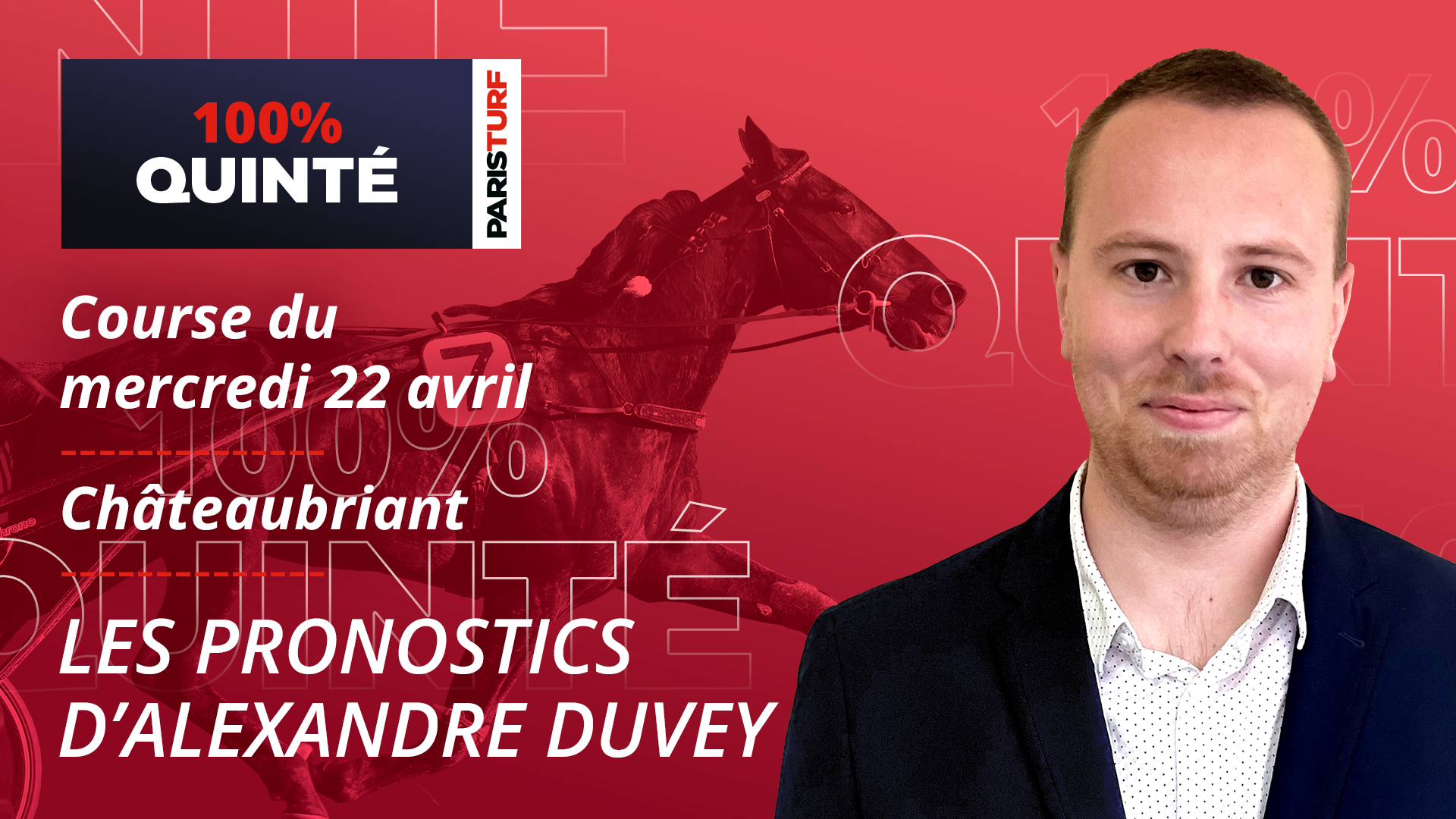 Cliquez ici pour voir le 100% Quinté de&nbsp;mercredi