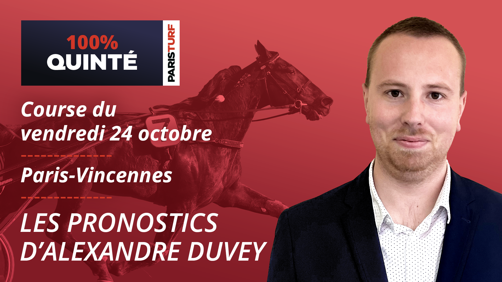 Cliquez ici pour voir le 100% Quinté de vendredi