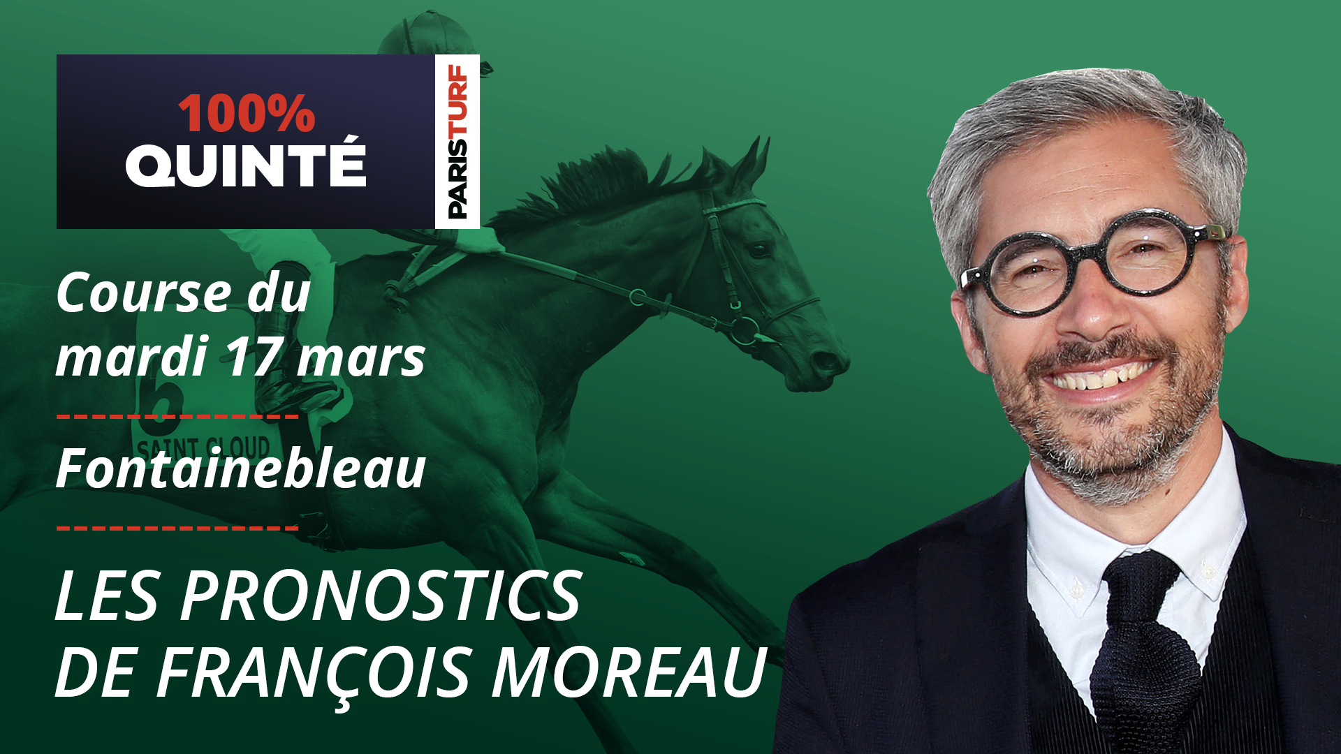 Cliquez ici pour voir le 100% Quinté de&nbsp;mardi