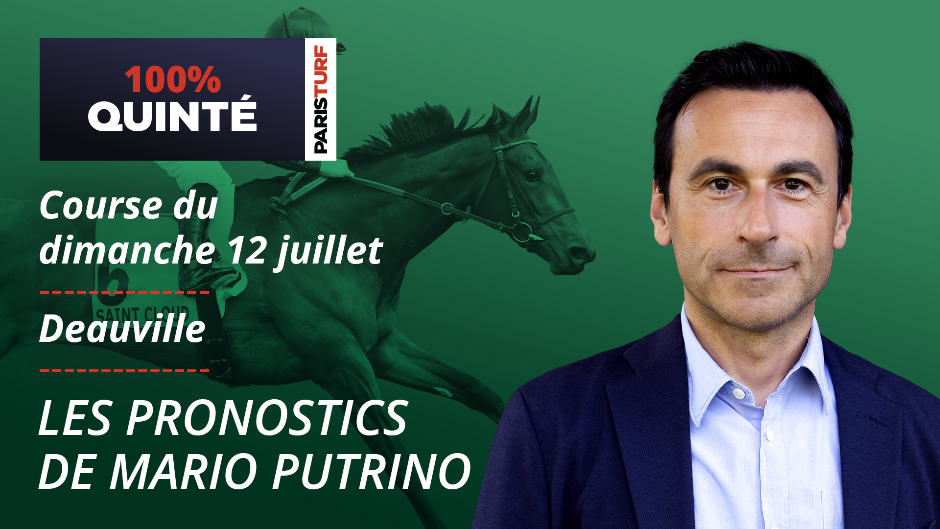 Cliquez ici pour voir le 100% Quinté de&nbsp;dimanche