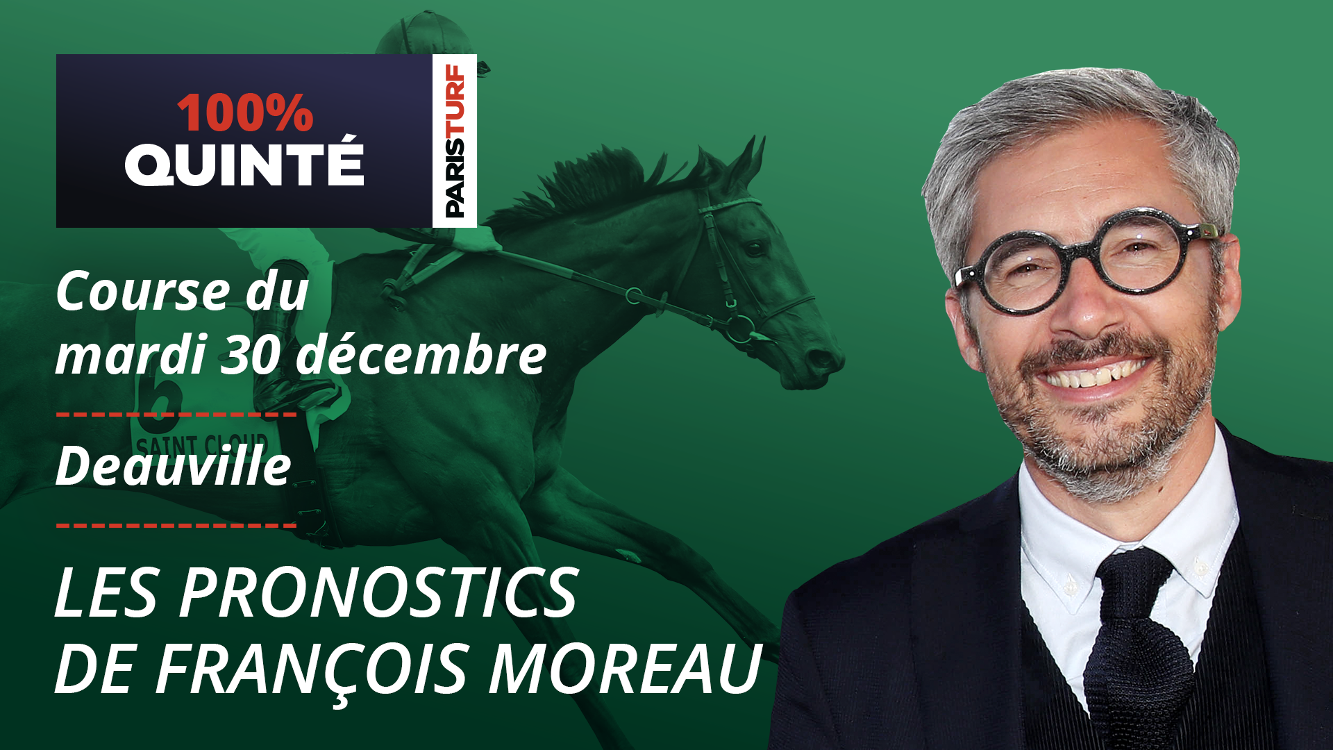 Cliquez ici pour voir le 100% Quinté de&nbsp;mardi