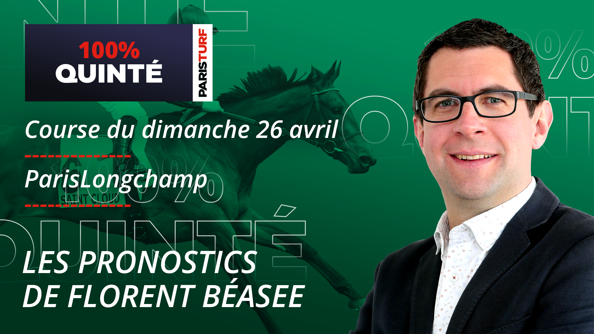 Cliquez ici pour voir le 100% Quinté de&nbsp;dimanche
