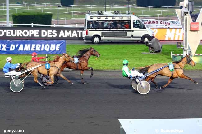 27/01/2018 - Vincennes - Coupe d'Europe des Amateurs - Prix de Saint-Claude : Arrivée