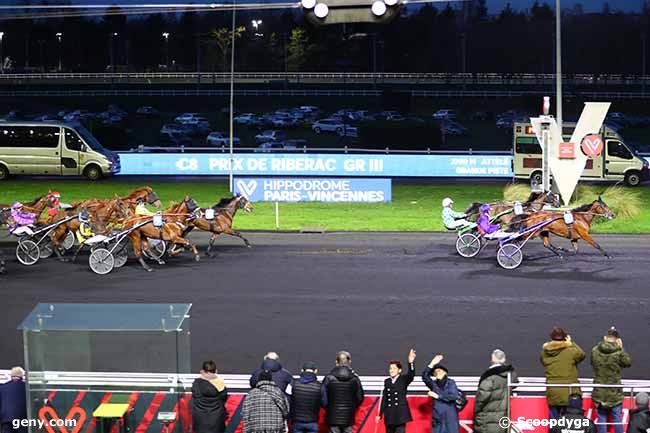 15/01/2023 - Vincennes - Prix de Ribérac : Arrivée