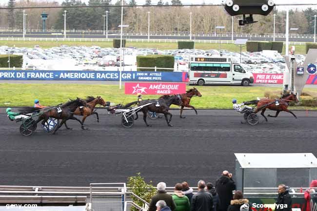 09/02/2025 - Vincennes - Prix de France - Amérique Races : Arrivée