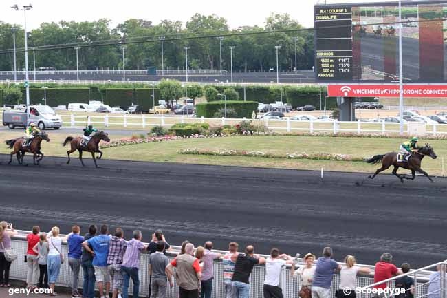 26/06/2015 - Vincennes - Prix Paul Delanoë : Arrivée