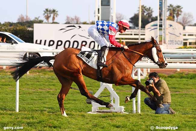 07/02/2024 - Cagnes-sur-Mer - Prix de Bogève : Arrivée