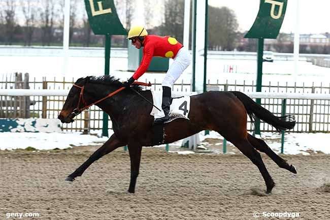 31/01/2019 - Chantilly - Prix de Bruyères-sur-Oise : Arrivée