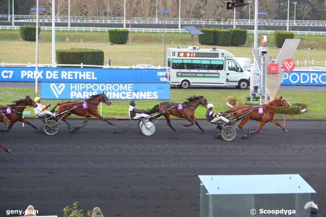 31/01/2022 - Vincennes - Prix de Rethel : Arrivée