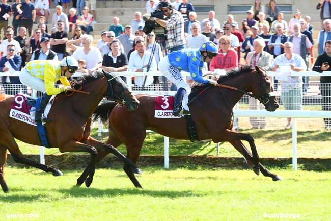 09/08/2024 - Clairefontaine-Deauville - Prix des Enclos : Arrivée