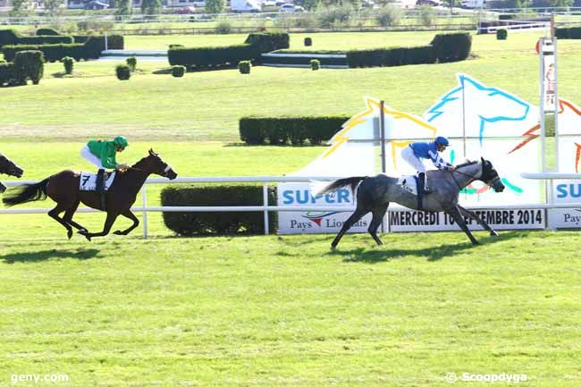 10/09/2014 - Le Lion-d'Angers - Prix de la Fée du Mas : Ankunft