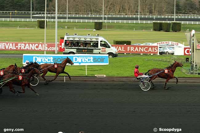 25/12/2009 - Vincennes - Prix de Grandvilliers : Arrivée