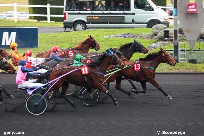 21/01/2014 - Vincennes - Prix de Moutiers : Arrivée