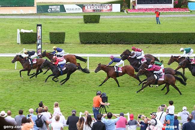 11/08/2023 - Clairefontaine-Deauville - Prix du Site Internet zeturf.fr (prix de Blangy-le-Château) : Arrivée