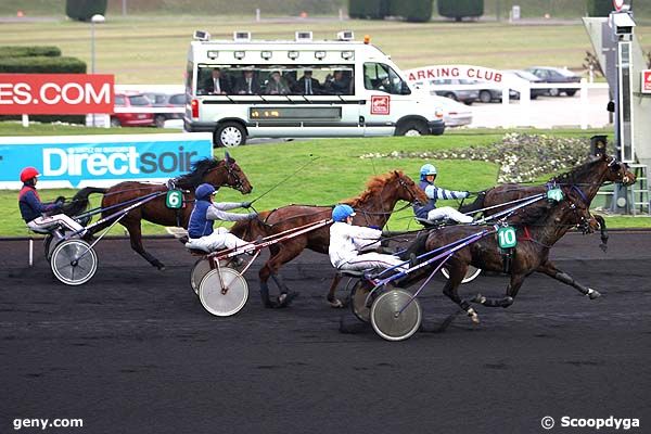 17/01/2011 - Vincennes - Prix de Riom : Arrivée