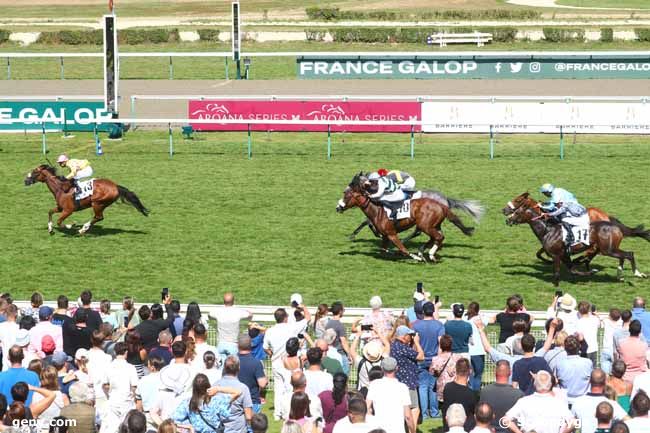 15/08/2024 - Deauville - Hong Kong Jockey Club - Grand Handicap des Sprinters : Arrivée