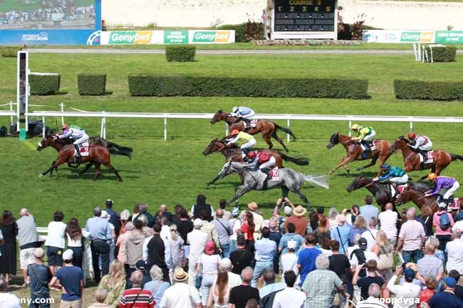 02/08/2025 - Clairefontaine-Deauville - Prix Nola Rennes Experience / 02/08 (Prix de la Côte de Nacre) : Arrivée