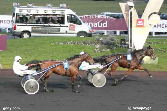 28/01/2012 - Vincennes - Prix de Saint-Claude : Arrivée