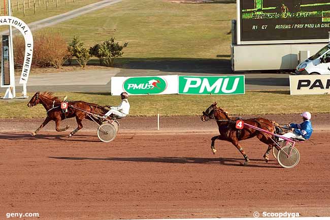 10/03/2010 - Amiens - Prix PMU la Civette Albert : Arrivée