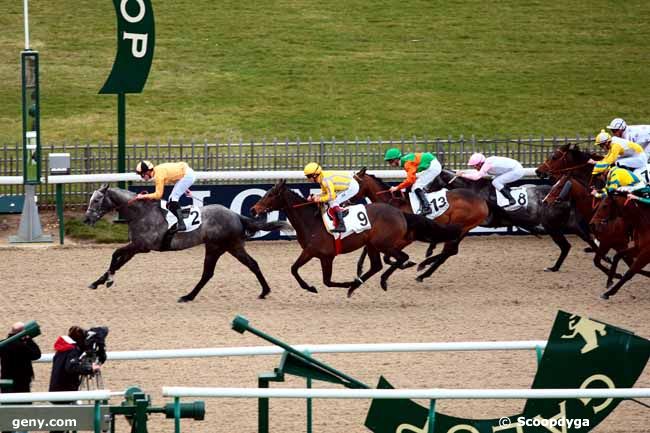 28/02/2014 - Chantilly - Prix de Bruyère-sur-Oise : Arrivée