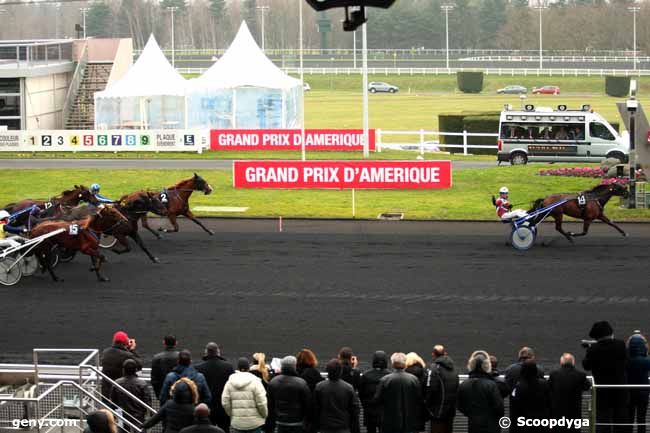 25/01/2014 - Vincennes - Prix du Jura : Arrivée