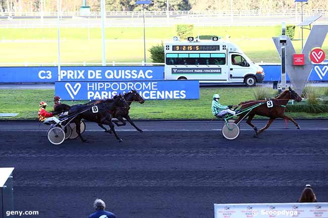 15/12/2020 - Vincennes - Prix de Quissac : Result