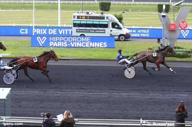 02/02/2021 - Vincennes - Prix de Vitteaux : Arrivée