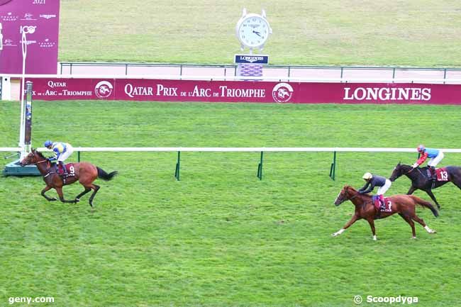 02/10/2021 - ParisLongchamp - Qatar Prix du Cadran : Arrivée