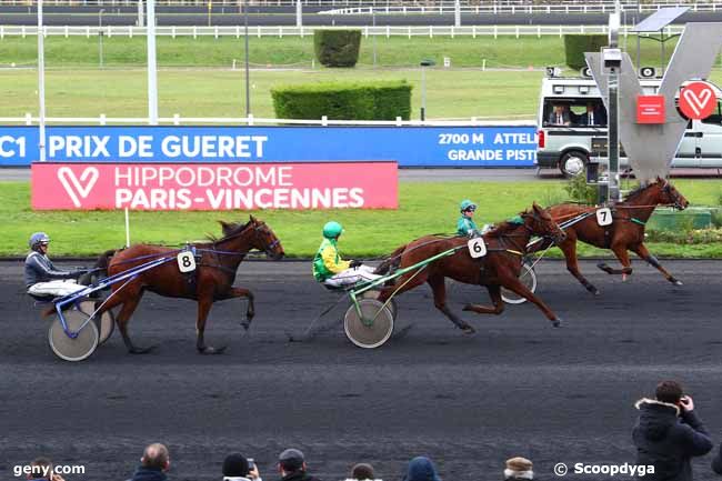 30/11/2019 - Vincennes - Prix de Guéret : Result