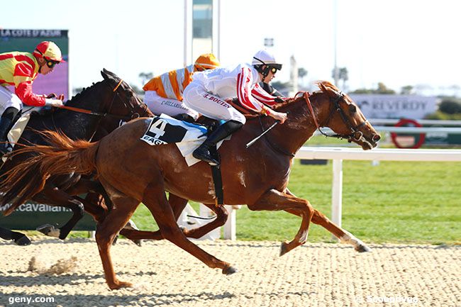 15/02/2023 - Cagnes-sur-Mer - Prix du Lautin : Arrivée