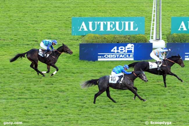 06/11/2016 - Auteuil - Prix Maurice Gillois - Grand Steeple-Chase des 4 ans - le Parisien : Arrivée