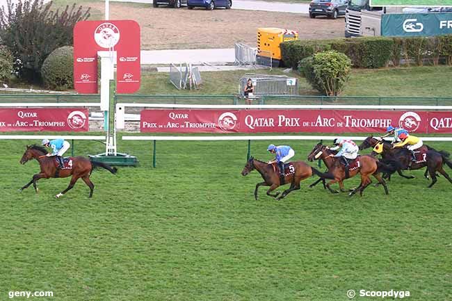 10/09/2023 - ParisLongchamp - Qatar Prix de l'Allée des Brouillards : Arrivée