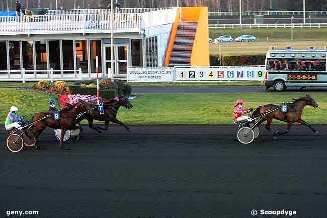 30/01/2010 - Vincennes - Prix de Saint-Claude : Arrivée