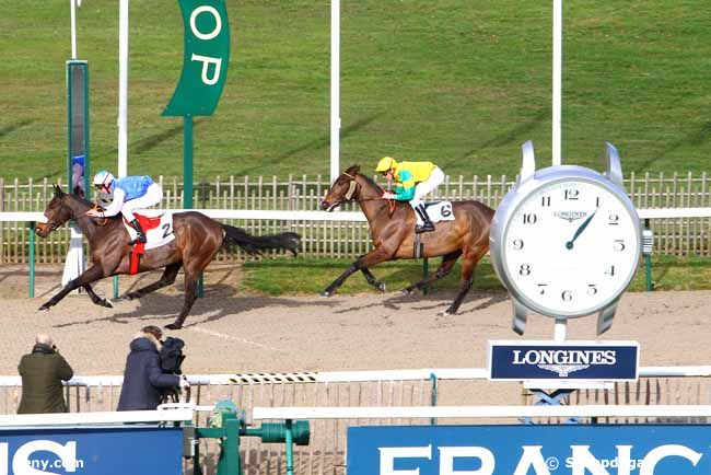 26/01/2018 - Chantilly - Prix de Mortefontaine : Arrivée