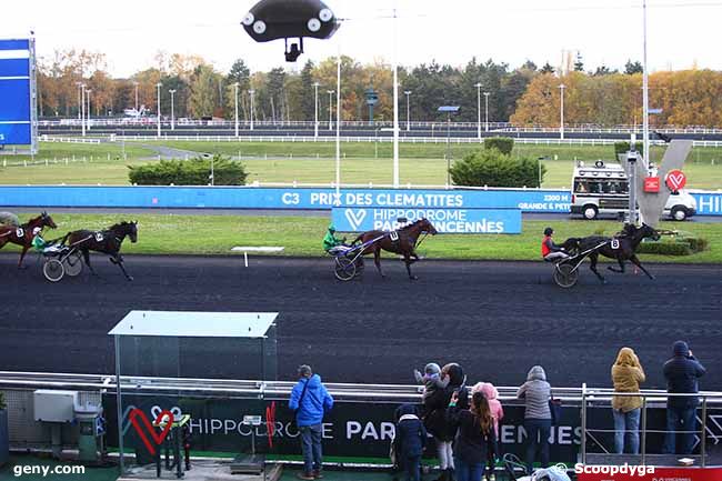 03/11/2021 - Vincennes - Prix des Clématites : Arrivée