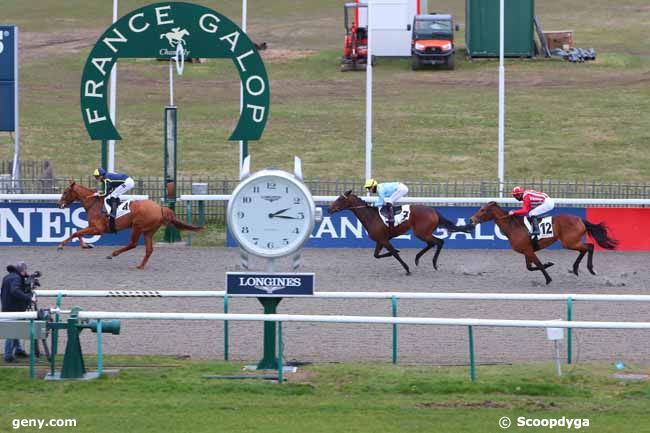 15/02/2022 - Chantilly - Prix du Château de la Reine Blanche : Arrivée