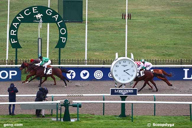 14/01/2023 - Chantilly - Prix des Trois Clairières : Arrivée