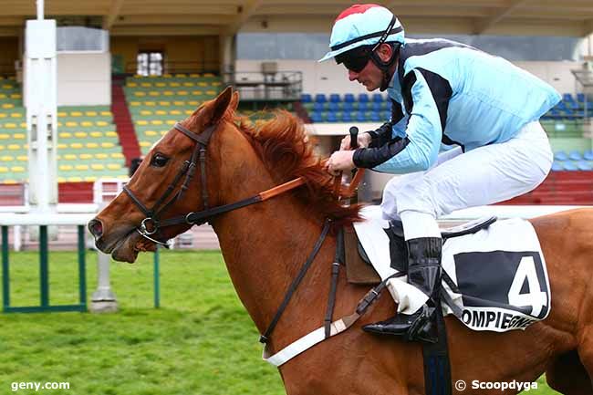 11/03/2020 - Compiègne - Prix d'Essai des Pouliches (Peloton B) : Arrivée