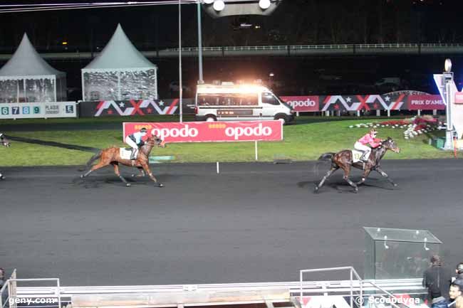 29/01/2017 - Vincennes - Prix Tidalium Pélo : Arrivée