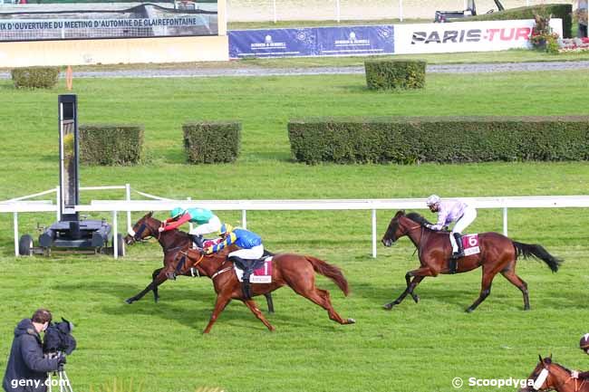 19/10/2020 - Clairefontaine-Deauville - Prix d'Ouverture du Meeting d'Automne de Clairefontaine : Arrivée