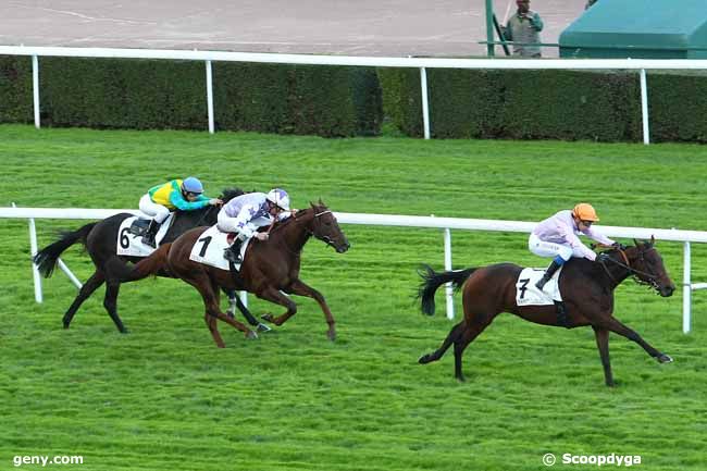 29/10/2013 - Saint-Cloud - Prix de Poissy : Arrivée