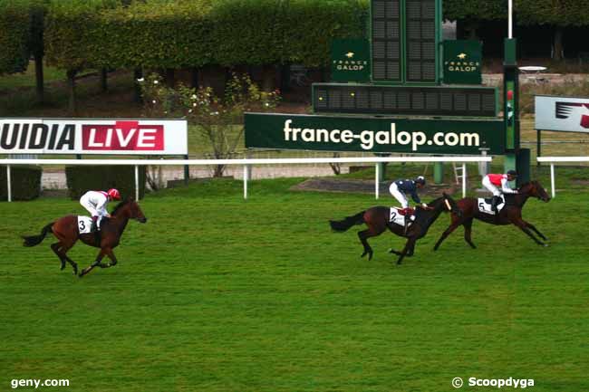 18/09/2014 - Saint-Cloud - Prix de Poissy : Arrivée