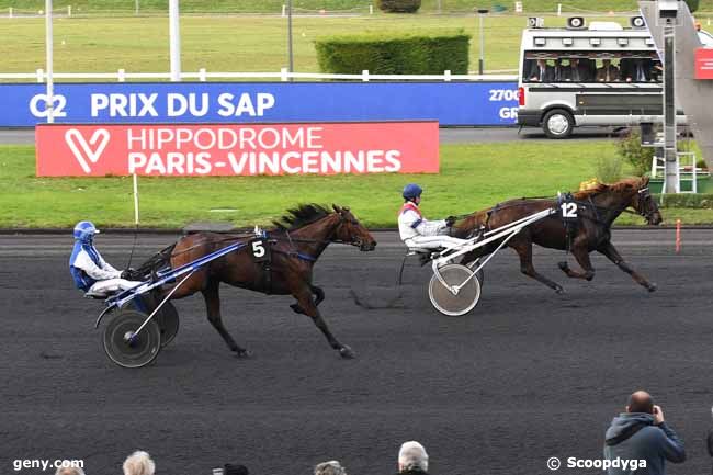 25/11/2019 - Vincennes - Prix du Sap : Arrivée