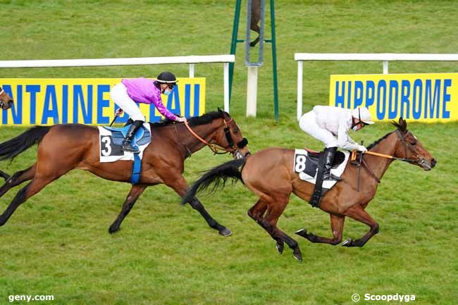 19/03/2021 - Fontainebleau - Prix de la Cour des Adieux : Arrivée