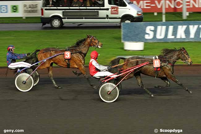 06/12/2011 - Vincennes - Prix de Gencay : Arrivée