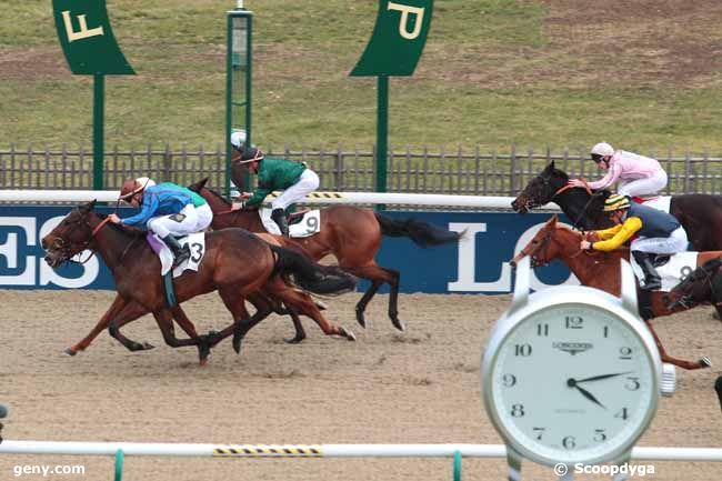 27/01/2017 - Chantilly - Prix du Chemin de Hallage : Arrivée