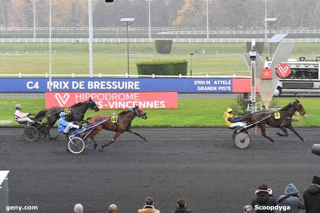 25/11/2019 - Vincennes - Prix de Bressuire : Arrivée