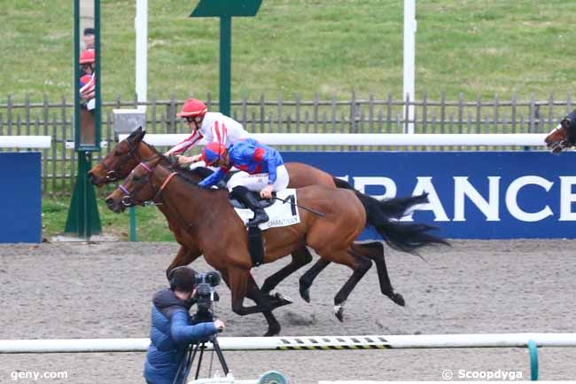 16/03/2022 - Chantilly - Prix des Ecuries Cantiliennes : Arrivée