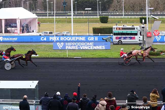 29/01/2022 - Vincennes - Prix Roquépine : Arrivée