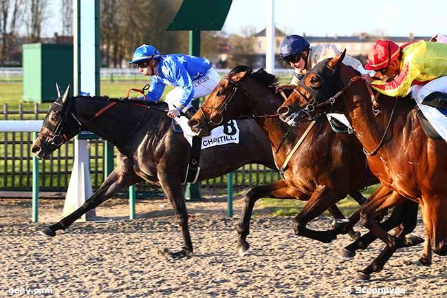 13/03/2020 - Chantilly - Prix Montenica : Arrivée